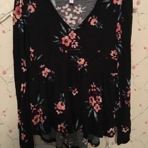 Target brand flower flowy top.